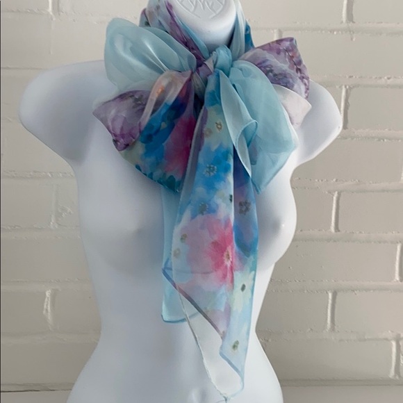 Women’s Classic Pastel Spring/Summer Dress Scarf Scarve - Picture 2 of 4